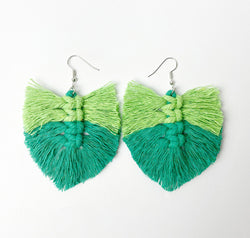 Fringe Detail Dangle Earrings