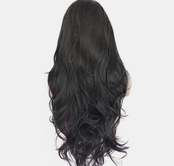 13*3" Lace Front Wigs Synthetic Long Wavy 24" 130% Density
