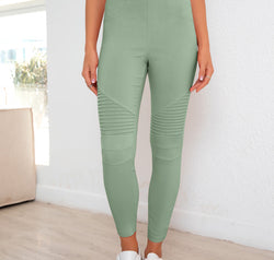 Ribbed Detail Leggings