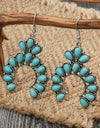 Artificial Turquoise Drop Earrings