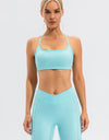 Crisscross Spaghetti Strap Active Cami