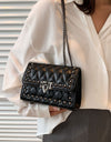 Studded PU Leather Crossbody Bag