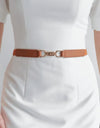 Alloy Buckle Elastic Belt