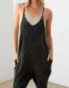 Le Lis Waffle Knit Side Pocket Jumpsuit