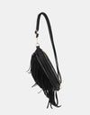 Fringed PU Leather Sling Bag