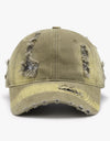 Distressed Adjustable Cotton Baseball Cap