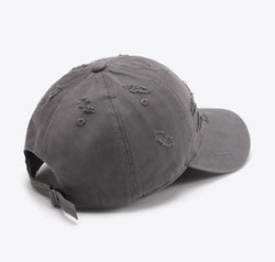 Distressed Adjustable Baseball Cap