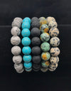 Natural Stone Beaded Bracelet