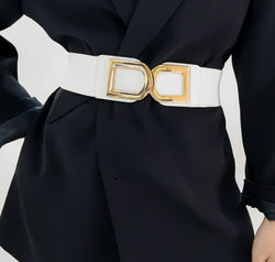 Double D Buckle PU Belt