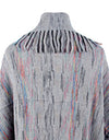 Fringe Detail Printed Poncho