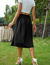 High Waist Midi Skirt