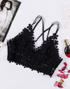 Lace Crochet Crisscross Bralette