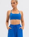 Crisscross Spaghetti Strap Active Cami