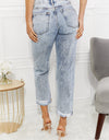 Kancan Kendra High Rise Distressed Straight Jeans