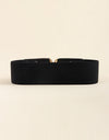 Zinc Alloy Buckle Elastic Wide Belt