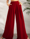 High Waist Wide Leg Pants