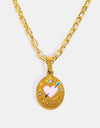 Stainless Steel 18K Gold-Plated Necklace