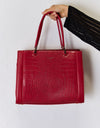 David Jones Texture PU Leather Handbag