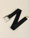 Zinc Alloy Buckle PU Leather Belt