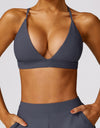 Spaghetti Strap Active Bra