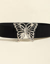 Butterfly Alloy Buckle Elastic Belt