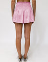 Smocked High Waist Shorts