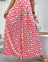 Printed High-Waist Culottes