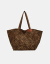 Leopard Canvas Tote Bag