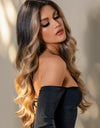 13*2" Lace Front Wigs Synthetic Long Wave 26" 150% Density