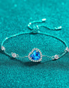 1 Carat Moissanite 925 Sterling Silver Bracelet