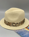 Short Brim Jute Cloth Hat