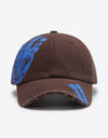 VIBRA Graphic Distressed Adjustable Baseball Cap