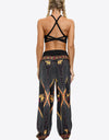 Exotic Style Printed Ruched Pants