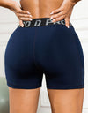 Elastic Waist Active Shorts with Pockets