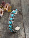 Alloy Inlaid Natural Stone Bracelet