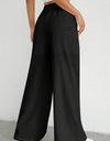 Drawstring Wide Leg Pants