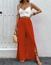 Slit Wide Leg Pants