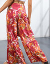 Printed High-Rise Tied Culottes