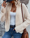 Open Front Long Sleeve Cardigan