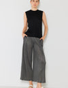 Marina West Swim Pleated Wide-Leg Pants with Side Pleat Detail