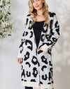 BiBi Leopard Open Front Cardigan