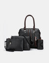 4-Piece PU Leather Bag Set