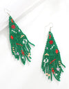 Christmas Beaded Earrings