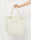 Justin Taylor Picnic Date Tassel Tote Bag