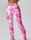 High Waist Tie-Dye Long Sports Pants