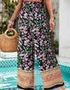 Printed High Waist Wide Leg Pants