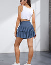 Smocked Layered Skort