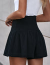 Smocked Wide Waistband Shorts