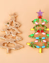 Christmas Tree Rhinestone Alloy Earrings