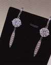 10 Carat Moissanite 925 Sterling Silver Earrings